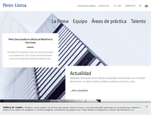 Tablet Screenshot of perezllorca.com